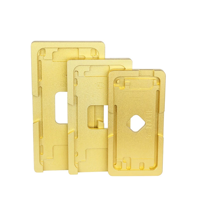 Алюминий из алюминиевого сплава Кронштейн пресс-форма для позиционирования Экран удерживайте пресс-форм для iphone 5/5S/6/6 S/6 P/7/8/X инструмент для ремонта