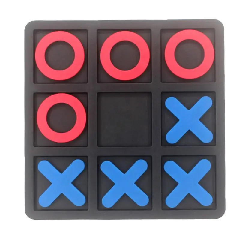 Tic Tac Toe Cognitive Learning Educational Toys OX Chess Puzzle Board Game for Teens Kids Family Party | Спорт и развлечения