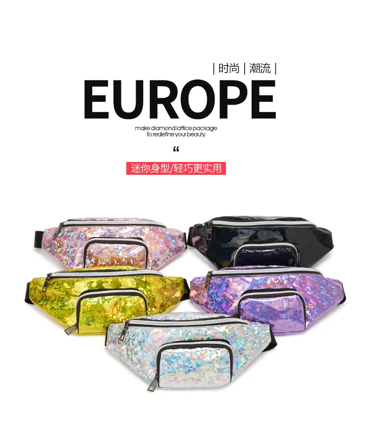 2 кармана модная поясная сумка женский ремень унисекс нагрудная для путешествий