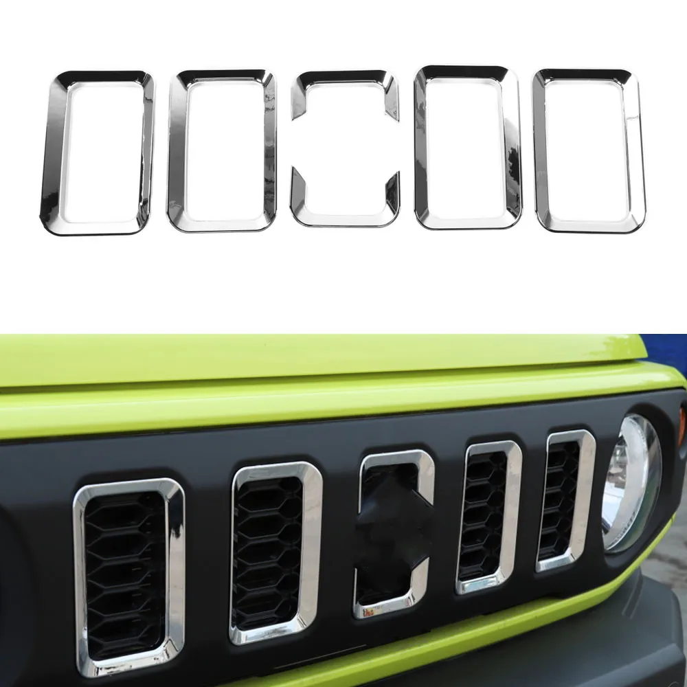 Передняя решетка гриля для Suzuki Jimny 2019 + декоративная отделка аксессуары