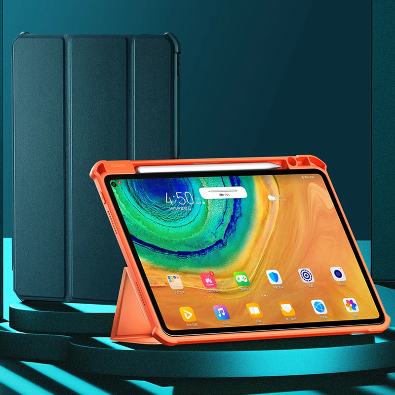 Чехол для Huawei Matepad Pro 100% оригинальный противоударный умный кожаный флип чехол XUNDD