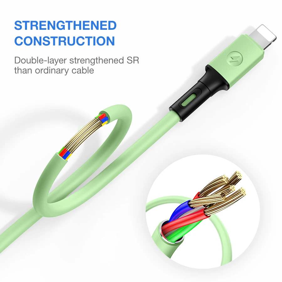 USB кабель для iPhone 12 11 Pro Max X SE 8 7 6 iPad Mini Air Pro|Кабели мобильных телефонов| |