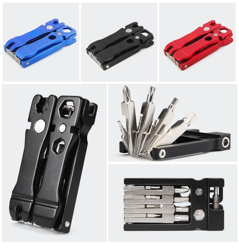 

Bicycle Repair Kit Hex Spoke Screwdrivers Tool Tyre Lever Allen Wrench MTB Mountain Bike Multitool Cycling tools bicicleta