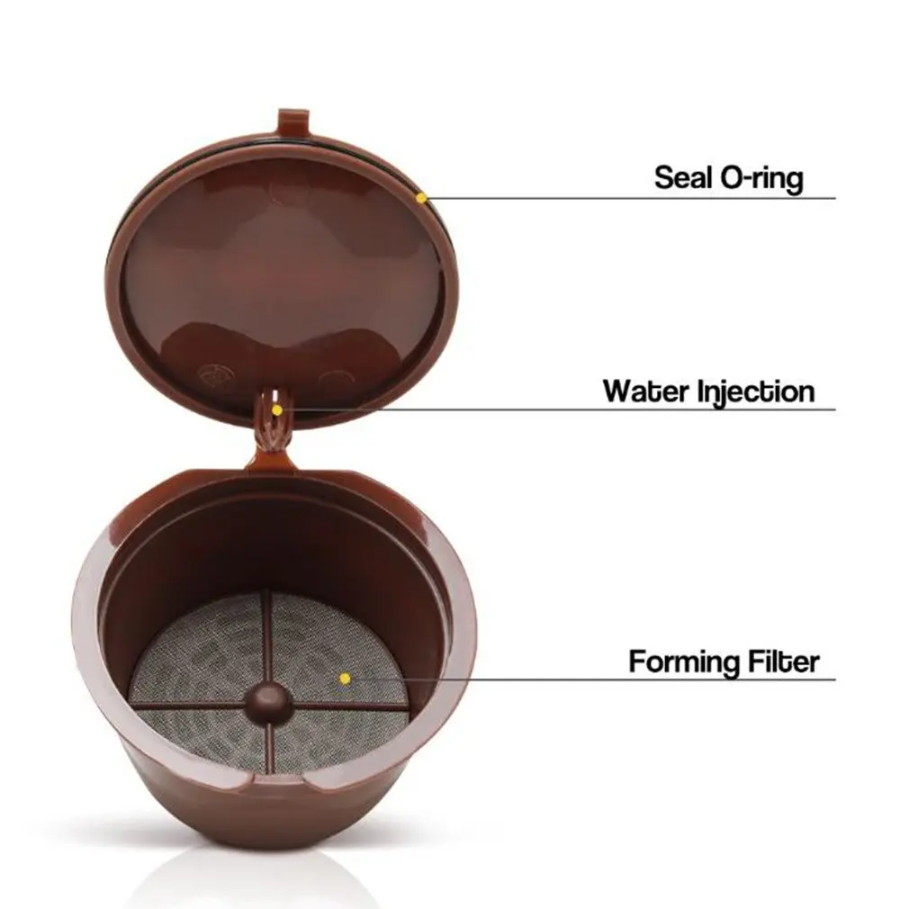 

Coffee Filters for All Nescafe Dolce Gusto Models Universal Coffee Capsule Shell Filter Cup Reusable Filter Cup Coffeeware