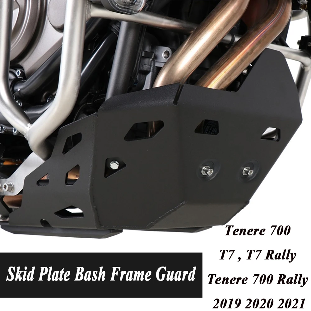 

Tenere700 противоскользящая пластина Bash рамка Защита для Yamaha Tenere 700 T7 2019 2020 2021 T7 ралли Tenere 700 ралли Аксессуары для мотоцикла