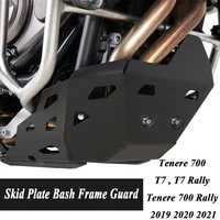 tenere700 motorcycle skid plate bash frame guard for yamaha tenere 700 t7 2019 2020 2021 t7 rally tenere 700 rally accessories