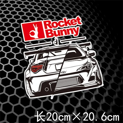 Мотоциклетные наклейки на окна автомобиля Drift Tengoku для Wheel Works Bunny 86 GTR R35 |