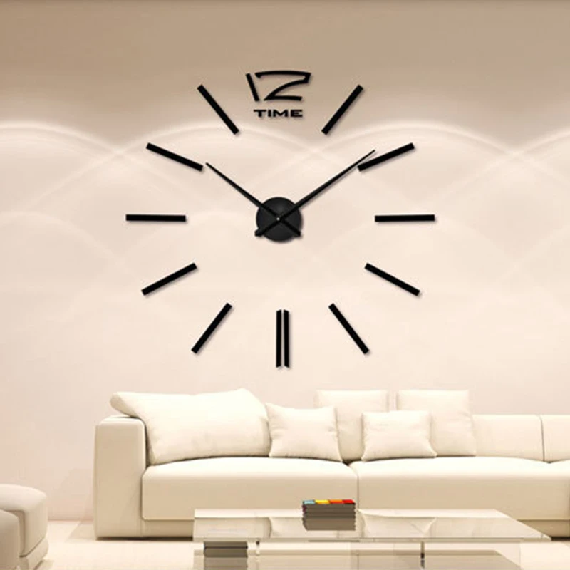 Горячая Распродажа настенные часы высокой плотности губка 3D Diy акриловые