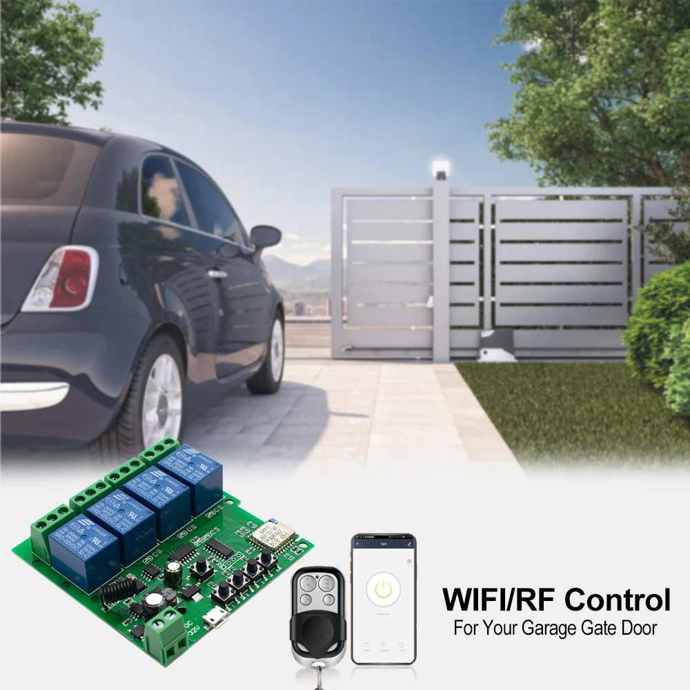 Пульт дистанционного управления eWeLink Smart Home 433 МГц Wi Fi 7 32 В 12 24 85 250 В|Модули для