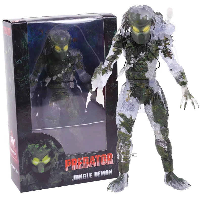 Jungle Demon NECA Хищник 30-летие джунглей патруля соприкосновение извлечения Маскировка голландский джунгли Охотник Unmasked демон фигурка игрушка - Цвет: Jungle Demon