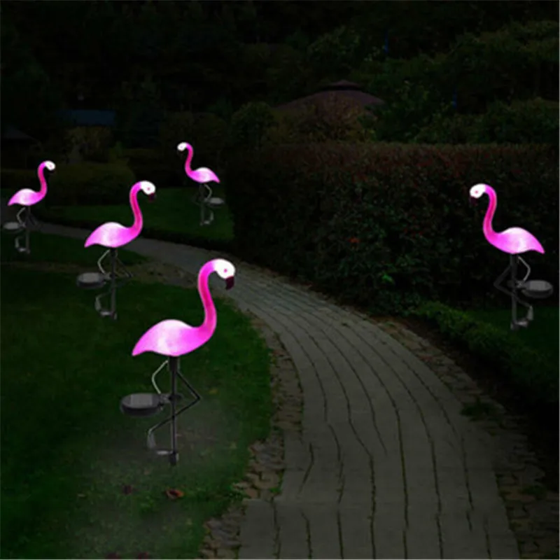 

solar porch light, Flamingo/Owl Garden Solar Lights, Solar Powered LED Lamp Outdoor, Decorative Waterproof Garden Stake Lights