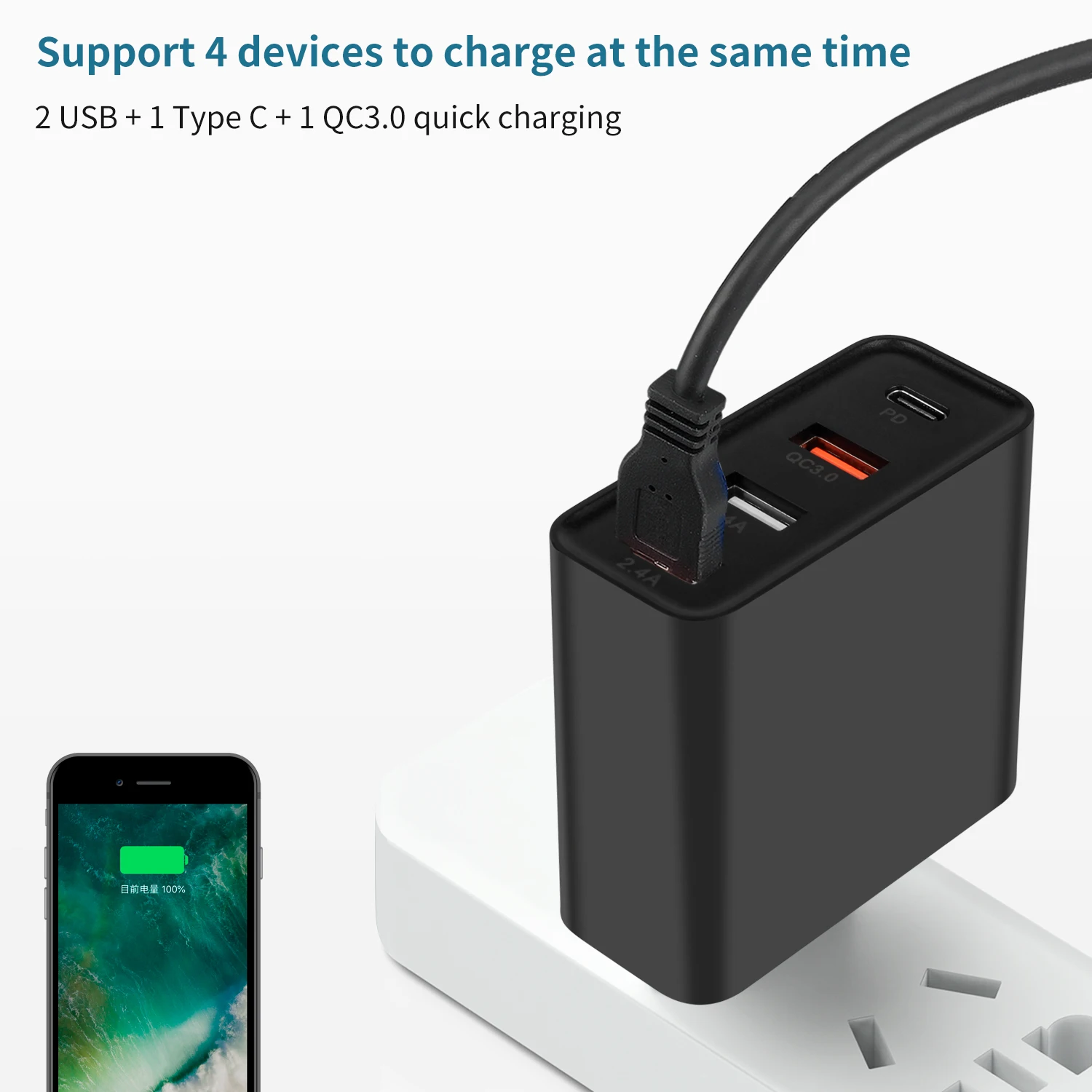 GOOJODOQ PD зарядное устройство 48 Вт USB быстрое зарядное устройство QC3.0 настенное зарядное устройство для iphone 11 XS Max Pro Apple iPad для samsung huawei Xiaomi Tablet