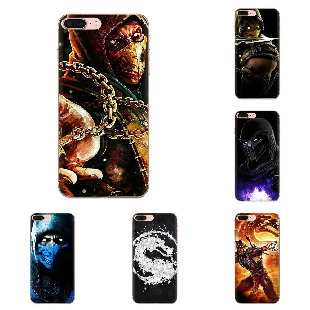 Мягкие силиконовые прозрачные защитные чехлы Mortal Kombat из ТПУ для Apple iPhone 4 4S 5 5C 5S SE 6