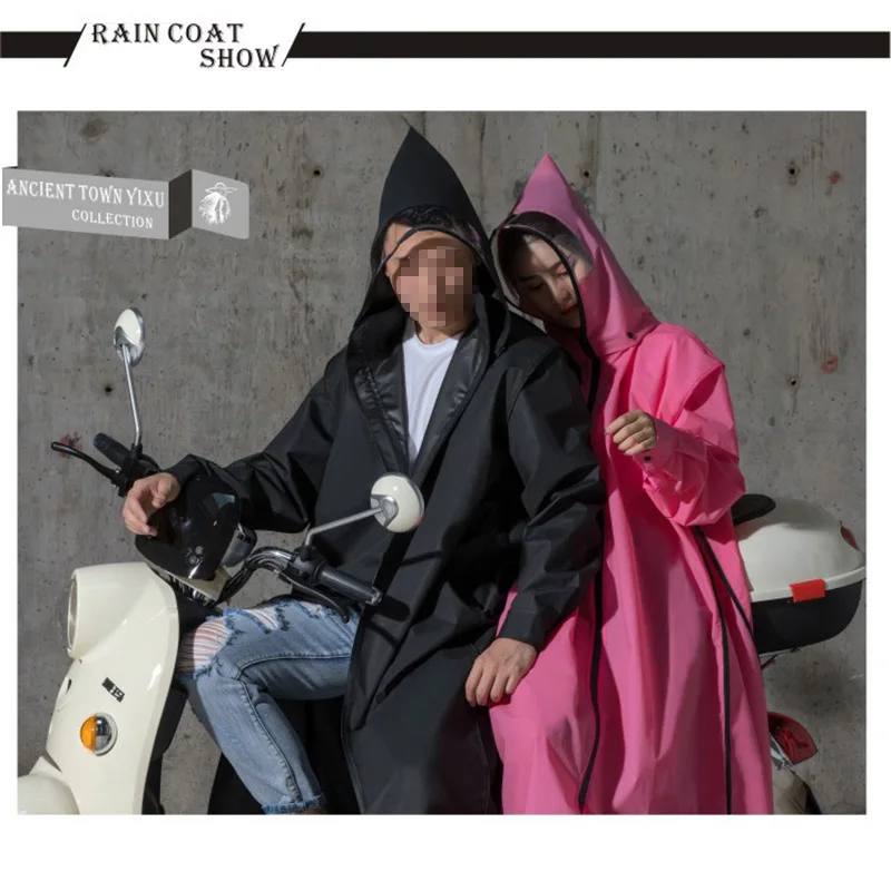 Водонепроницаемый дождевик-пончо Onever из ЭВА на молнии с капюшоном мотоциклетный