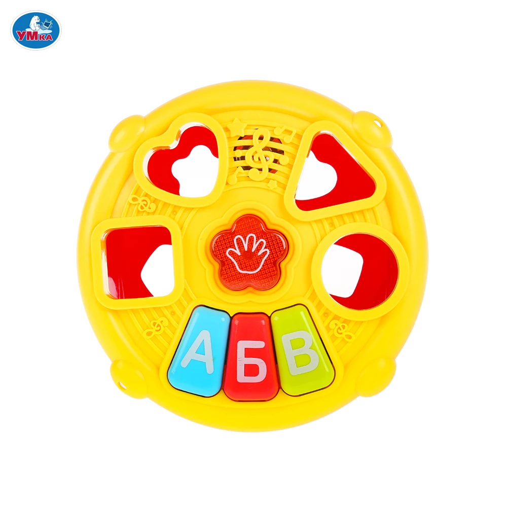 Развивающий барабан сортер УМКА 11 потешек 8 песен Союзмультфильм сказка Курочка