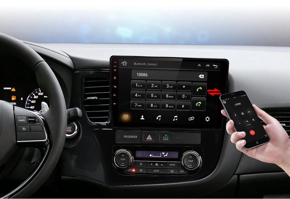 Junsun V1 2G+ 32G Android 9,0 DSP для Outlander 3 2012- автомобильный Радио Мультимедиа Видео плеер навигация gps RDS 2 din dvd