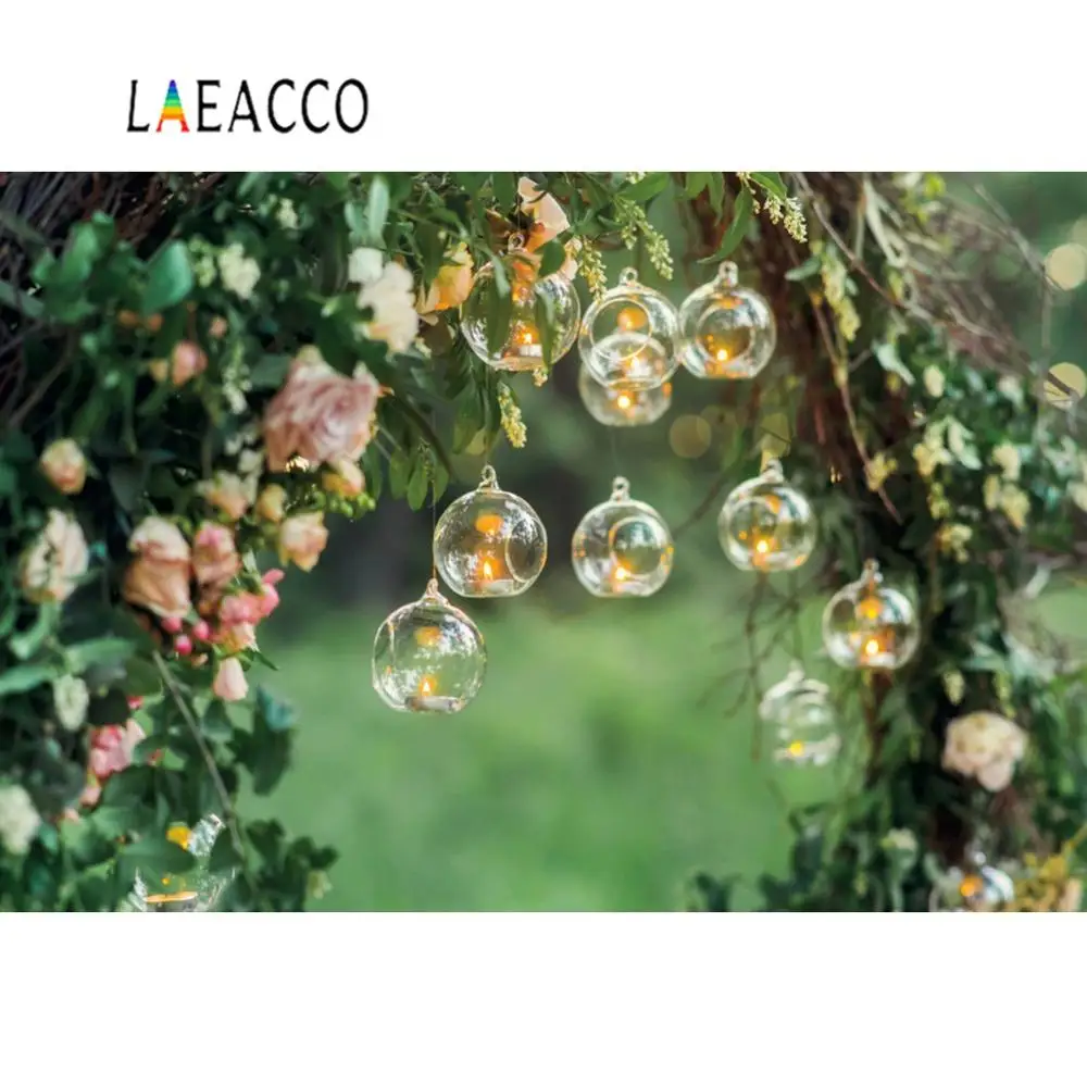 Laeacco Свадебные свечи декор для вечерние молитвенная любовь зеленый лес