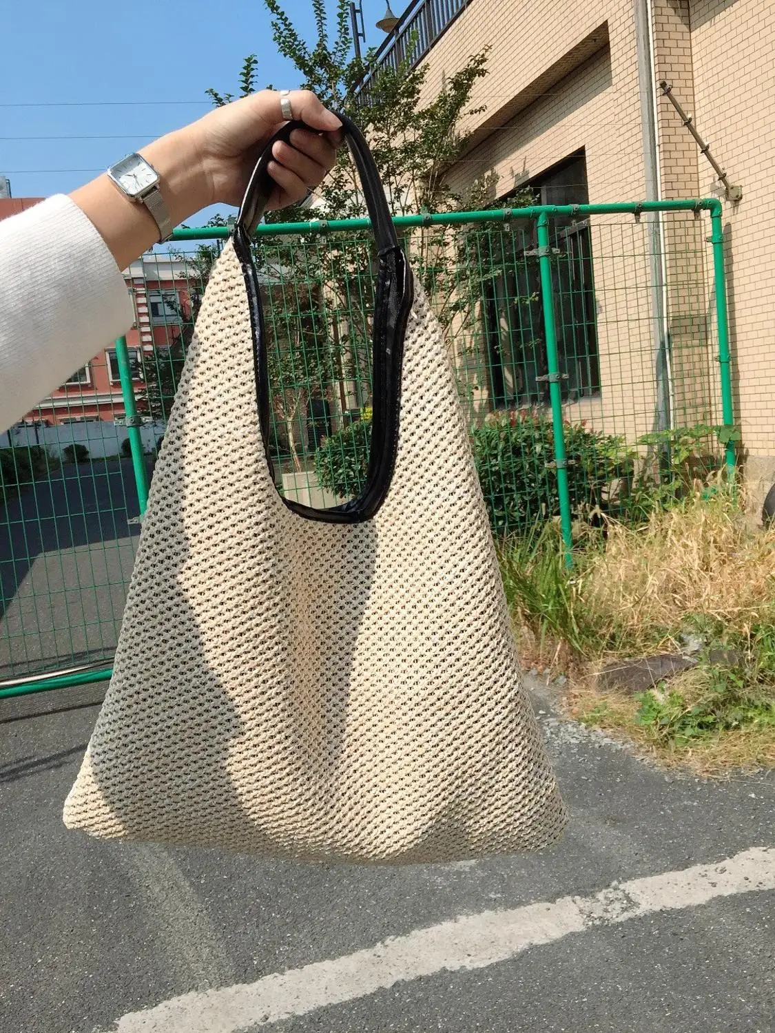 Повседневная сумка из ротанга для женщин богемная плетеная лоза сумки на плечо