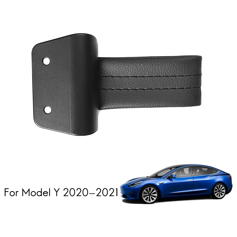 

Car Leather Interior Trunk Board Handle Trunk Portable Handle for Tesla Model Y 2020 2021 Car Styling