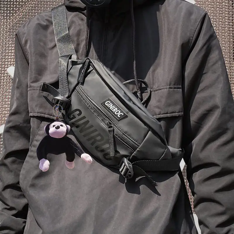 

Frock Chest Bag Women's Waterproof Multi-function Messenger Bag Lady Shoulder Reflective Personalized Street Sports Chest Bag
