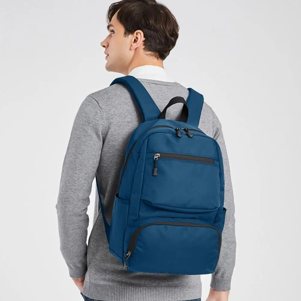 Вместительный рюкзак унисекс для ноутбука, деловая дорожная водонепроницаемая сумка с USB-зарядкой и защитой от кражи, школьные ранцы для му...