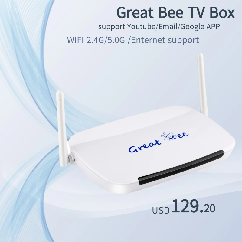 Новое поступление 2021 телевизионная приставка Super Great bee для IP tv | Электроника