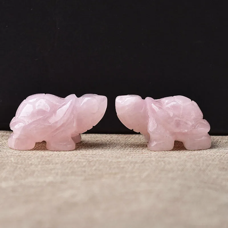 1 шт. натуральный кристалл маленький черепахи ручной резной полированный