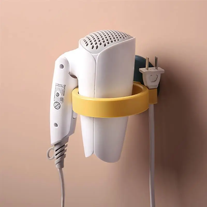 

Hair Dryer Holder Bathroom Wall Mounted Hair Dryer Rack Hair Dryer Storage