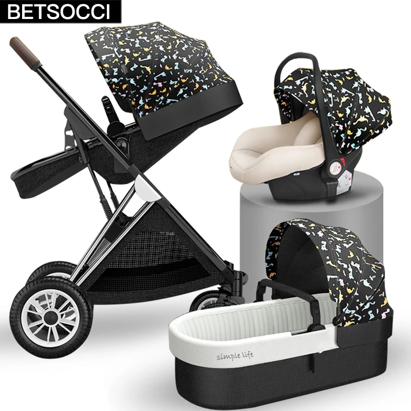 

BETSOCCI детская коляска,2 в 1 3 в 1 двухнаправленная детская коляска, четырехколесная коляска Россия бесплатная доставка