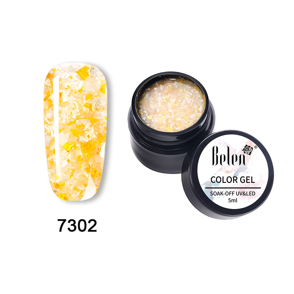 Belen 5MLShimmer Фэнтезийный Гель-лак для ногтей грунтовка салона маникюра отмачивается