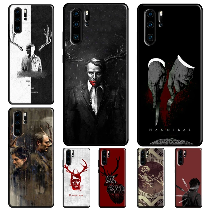 hot tv series hannibal cover for huawei p smart z 2019 p30 pro p40 p20 lite nova 5t case for honor 8a 9a 9x 10x lite free global shipping