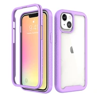 frontback 360 protection case iphone 11 12 13 pro max x xr xs 6 8 7 plus se touch5 tpu bumper shockproof armor clear phone case