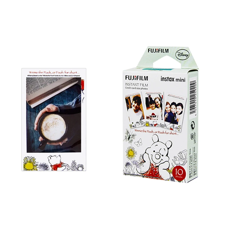 

Fujifilm Instax Mini 11 8 9 Film Winnie pooh Fuji Instant Photo Paper 10 Sheets For 70 7s 50s 50i 90 25 Share SP-1 2 Camera