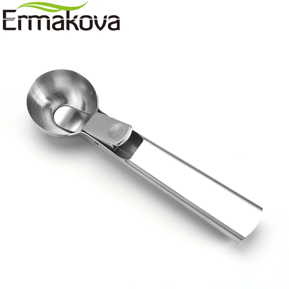 ERMAKOVA 2 шт./лот совок для мороженого из нержавеющей стали замороженного йогурта