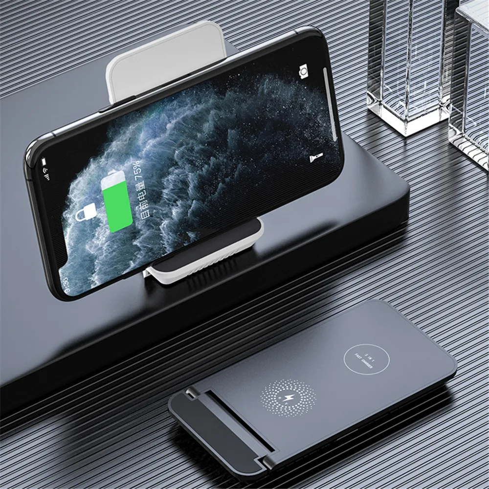 

Original HY-18 15W Stand Wireless Charger 3 in 1 Quick Charger for iPhone 11 pro/XR/Xs Max Samsung for e Watch 5 4 3