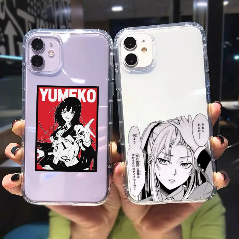 Чехол для телефона с японским аниме Kakegurui Jabami Yumeko iPhone X 11 12 Pro Max XS 8 7 13 XR Plus
