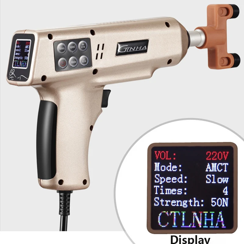 Электрический коррекционный инструмент для регулировки хиропрактики с ЖК