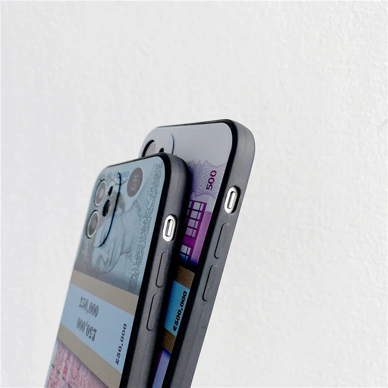 Чехол для телефона с денежными купюрами iPhone 14 13 12 11 Pro X XS Max Xr 7 8 Plus чехол из ТПУ
