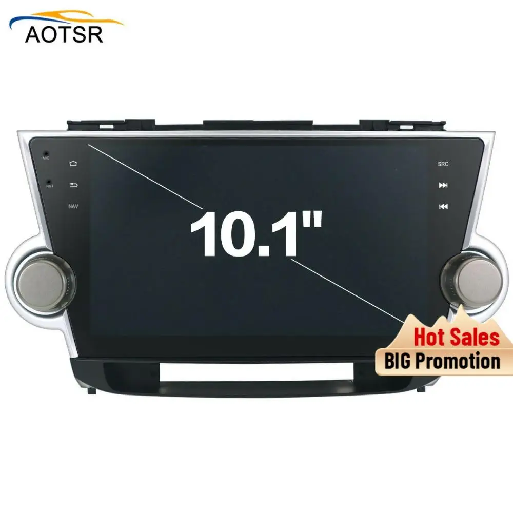 Автомобильный мультимедийный плеер 4 Гб + 32 ГБ Android 8 0 ядер для Toyota high Lander 2008 2013