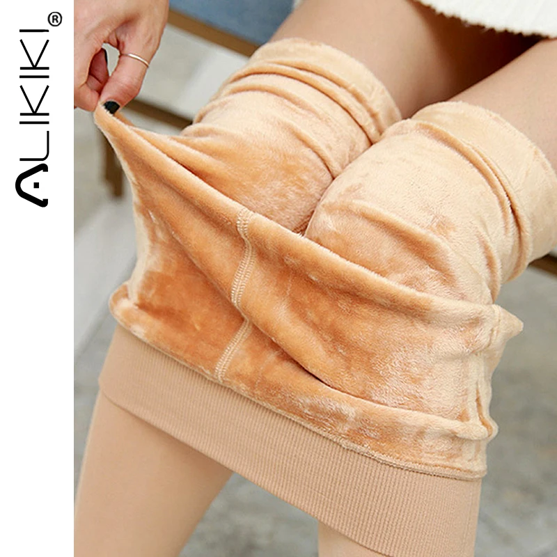 

Winter Thermal Underwear Warm Velvet Thick Pants Thermo Bottoms Lingerie Woman High Waist Warm Pants Trouser Thermo Wear