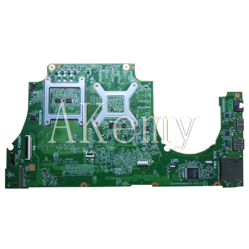 

For DELL Inspiron 15 5577 Laptop Motherboard DAAM9AMB8D0 CN-0TF0TH 0TF0TH DDR4 w/ i7-7700HQ and GTX 1050 Test work