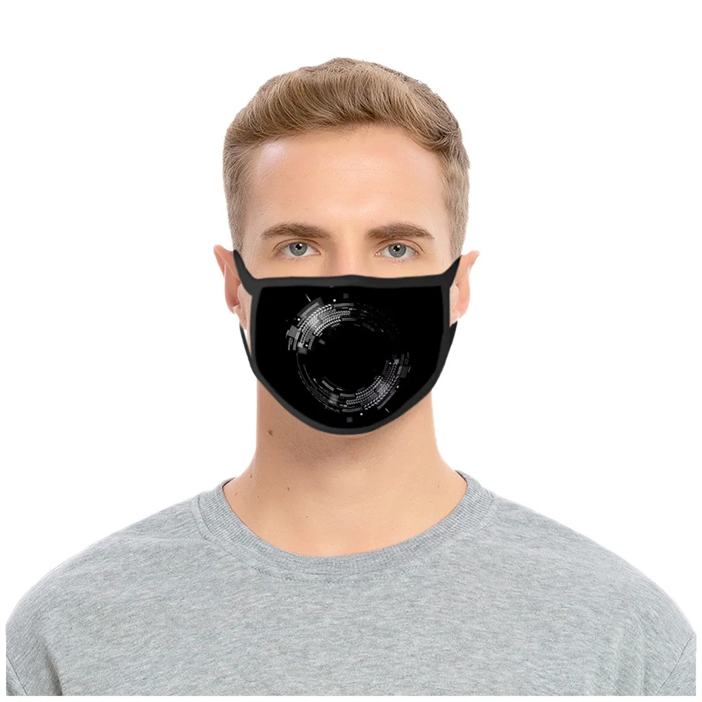 Многоразовая маска для лица унисекс Пылезащитная ветрозащитная моющаяся