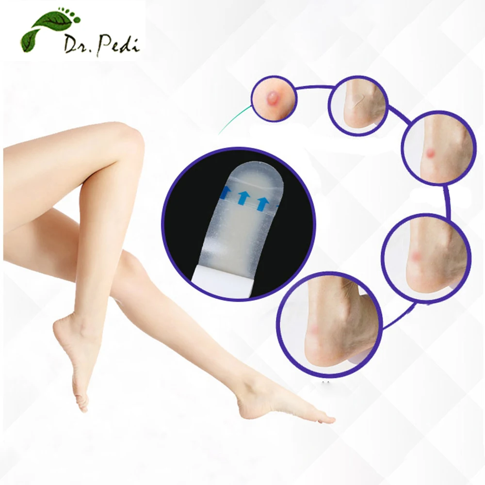 10 шт носить наклейка пятки блистер Пастер колодки клейкая повязка с гелем