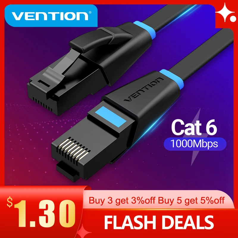 Vention Ethernet кабель Cat6 Lan UTP RJ45 сетевой патч 10 м 15 для PS PC интернет модем маршрутизатор