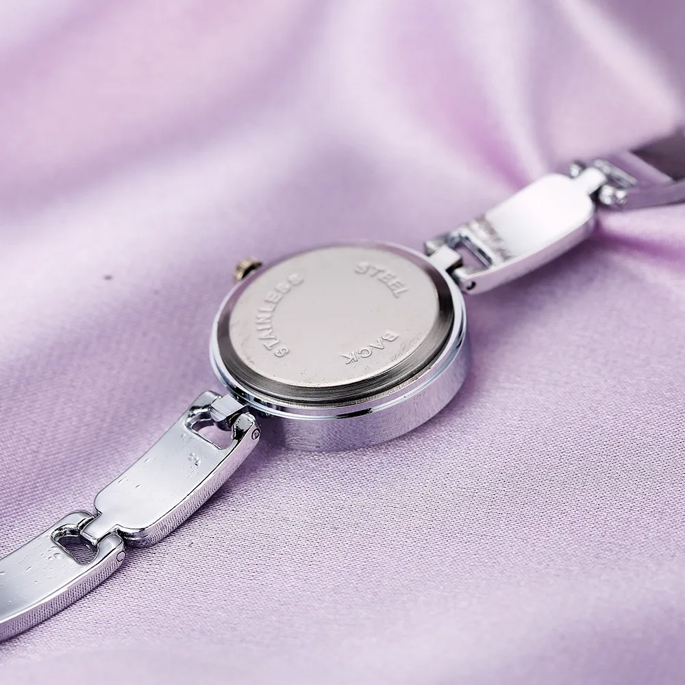 Fashion ladies exquisite watch neutral stainless steel water diamond British give gifts relogio feminino часы 50% | Наручные