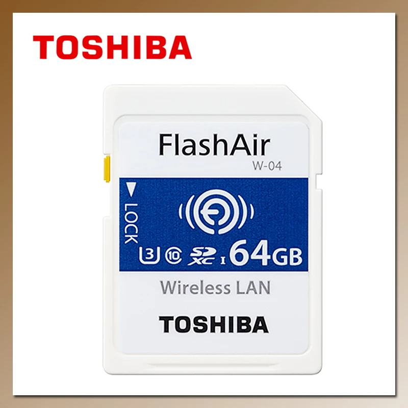 TOSHIBA Flash Air W-04 карта памяти 32 Гб 64 wifi SD 90 МБ/с./с Беспроводная SDHC Tarjeta sd для камеры |