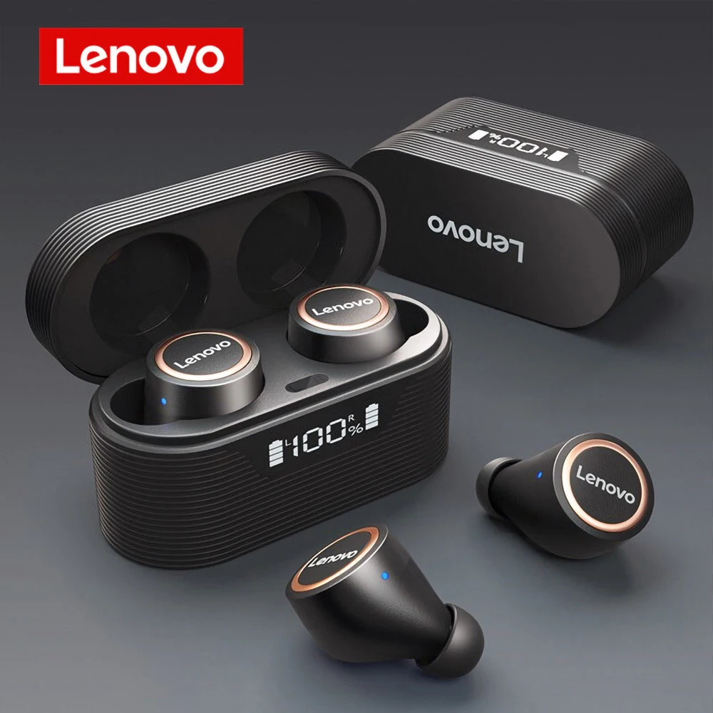 

Lenovo LP12 TWS Wireless Earphone Bluetooth 5.0 TWS Headsets LED Display with Mic Hifi Stereo Sport Earbuds Headphone