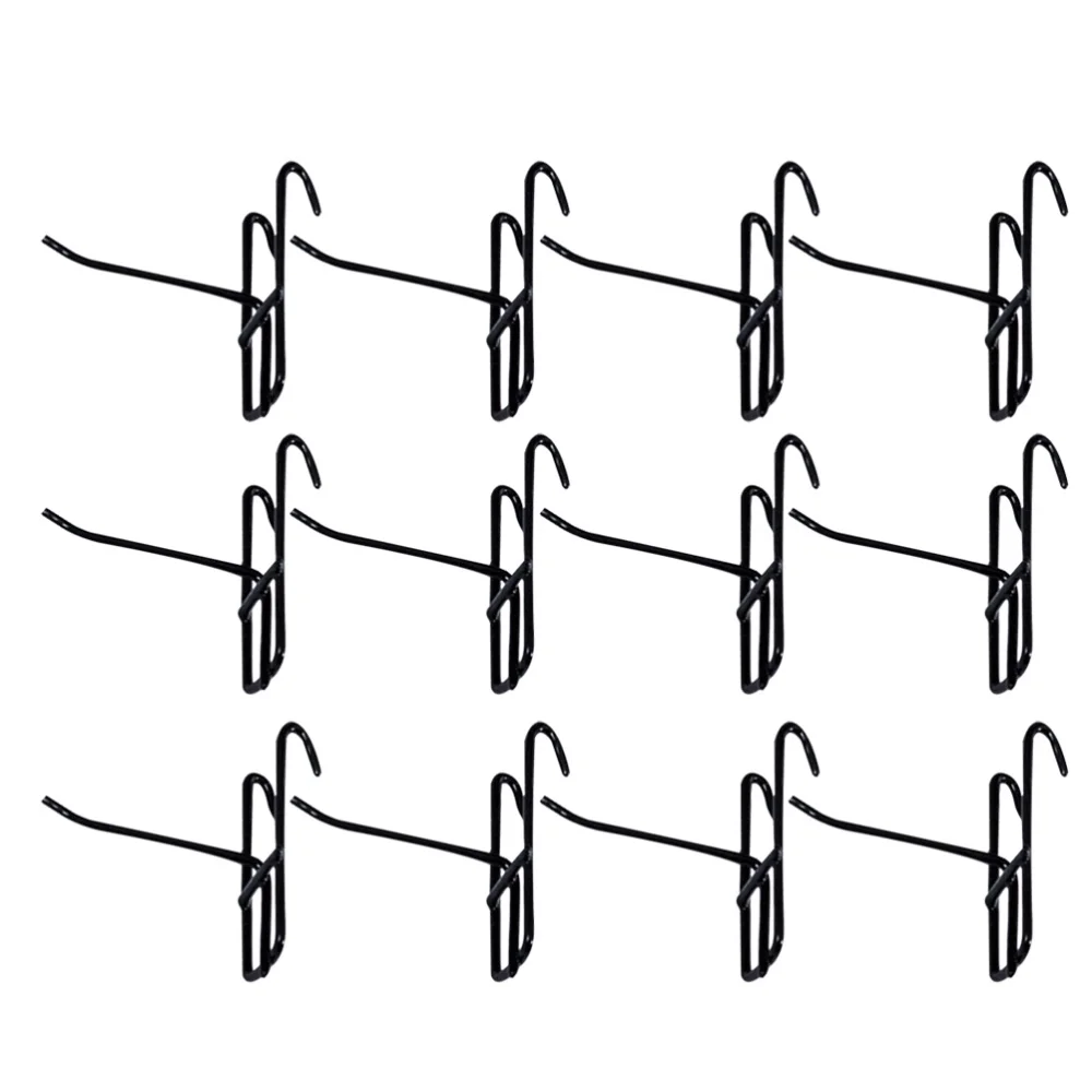 

20Pcs Metal Hook Hanging Hooks Small Nail-Free Hook for Supermarket Display Clothes Prop(White)