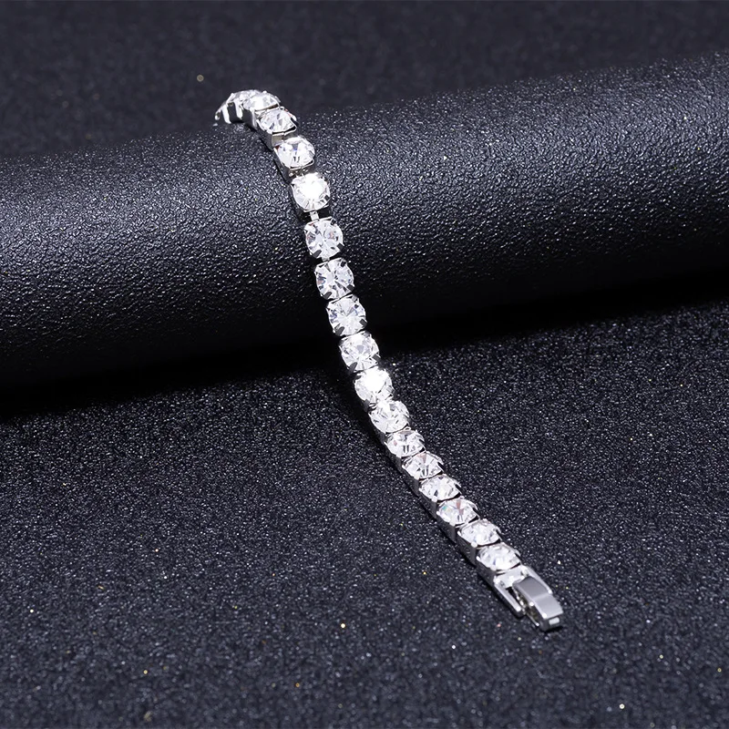 Прозрачный фианит в римском стиле Свадебные Браслеты &amp Браслеты-кольца хип-хоп