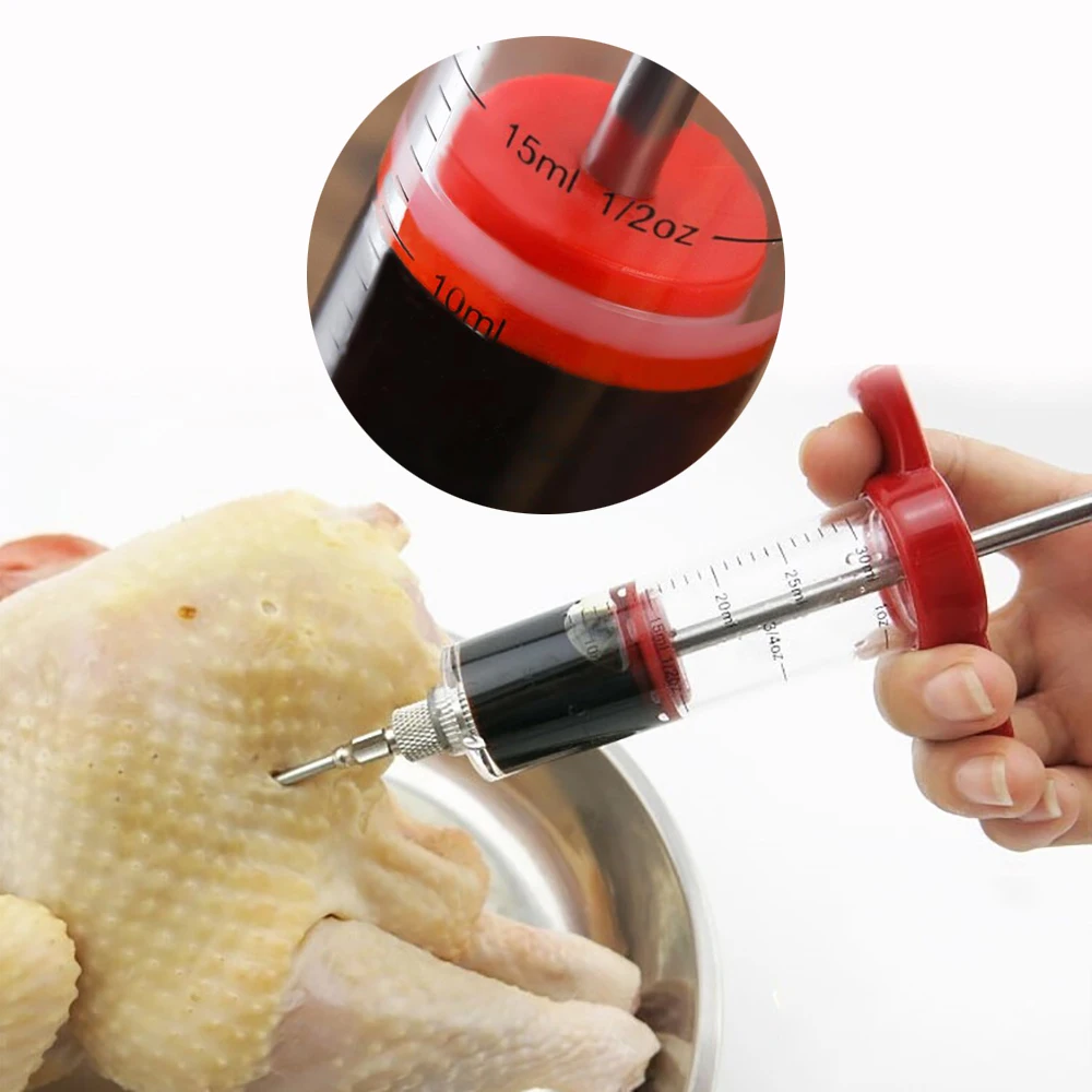 Иглы из нержавеющей стали 2020 шприц для маринада вкуса кухонный прибор